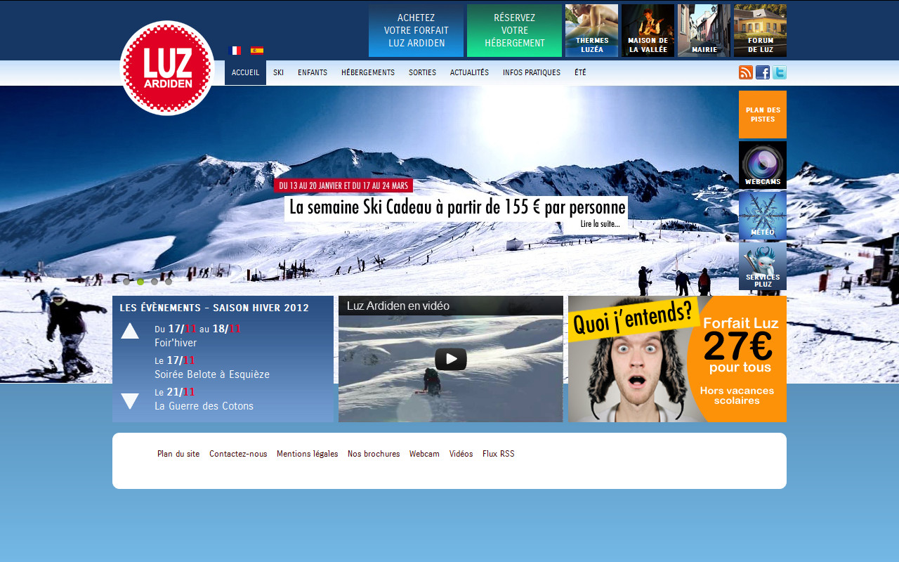 Luz Saint Sauveur vous présente son nouveau site