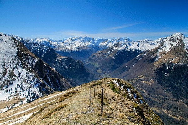 Panorama depuis le sommet du Pic de Bergons