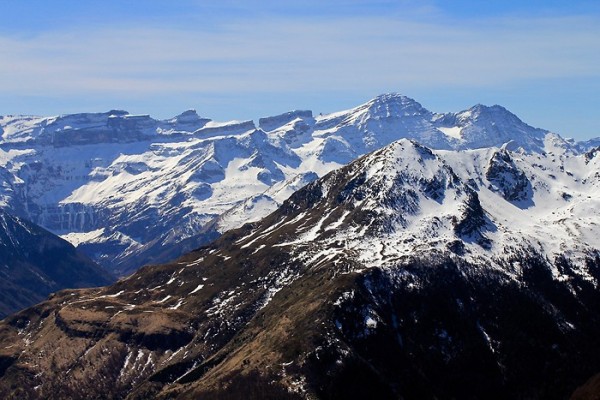 Panorama depuis le sommet du Pic de Bergons