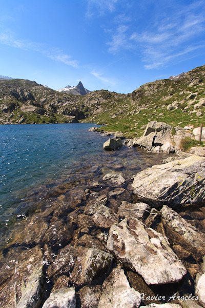 Randonnée au lac de la Glère (en 2007)