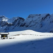 Cirque de Troumouse : randonnée dans la neige