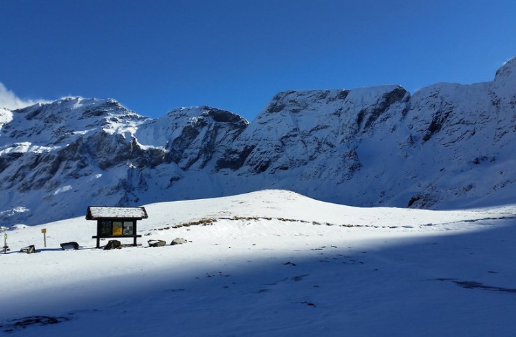 Cirque de Troumouse : randonnée dans la neige